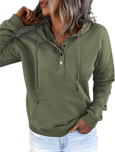 Long Sleeved Green Hoodie